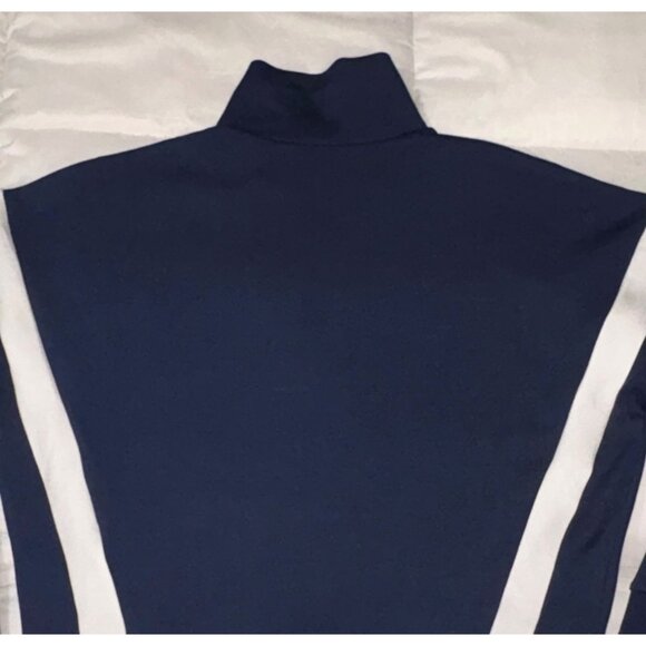 Like New Spanx AirEssentials Full Zip Activewear Track Jacket Navy White Size L - Picture 6 of 10